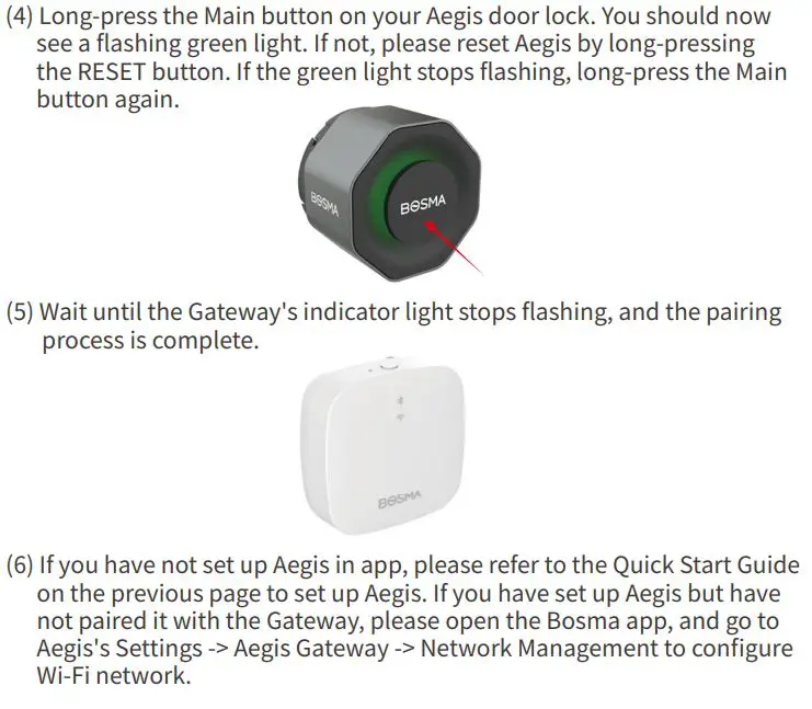 BOSMA AEGIS Instruction Manual - Installation aegis WiFi gateway