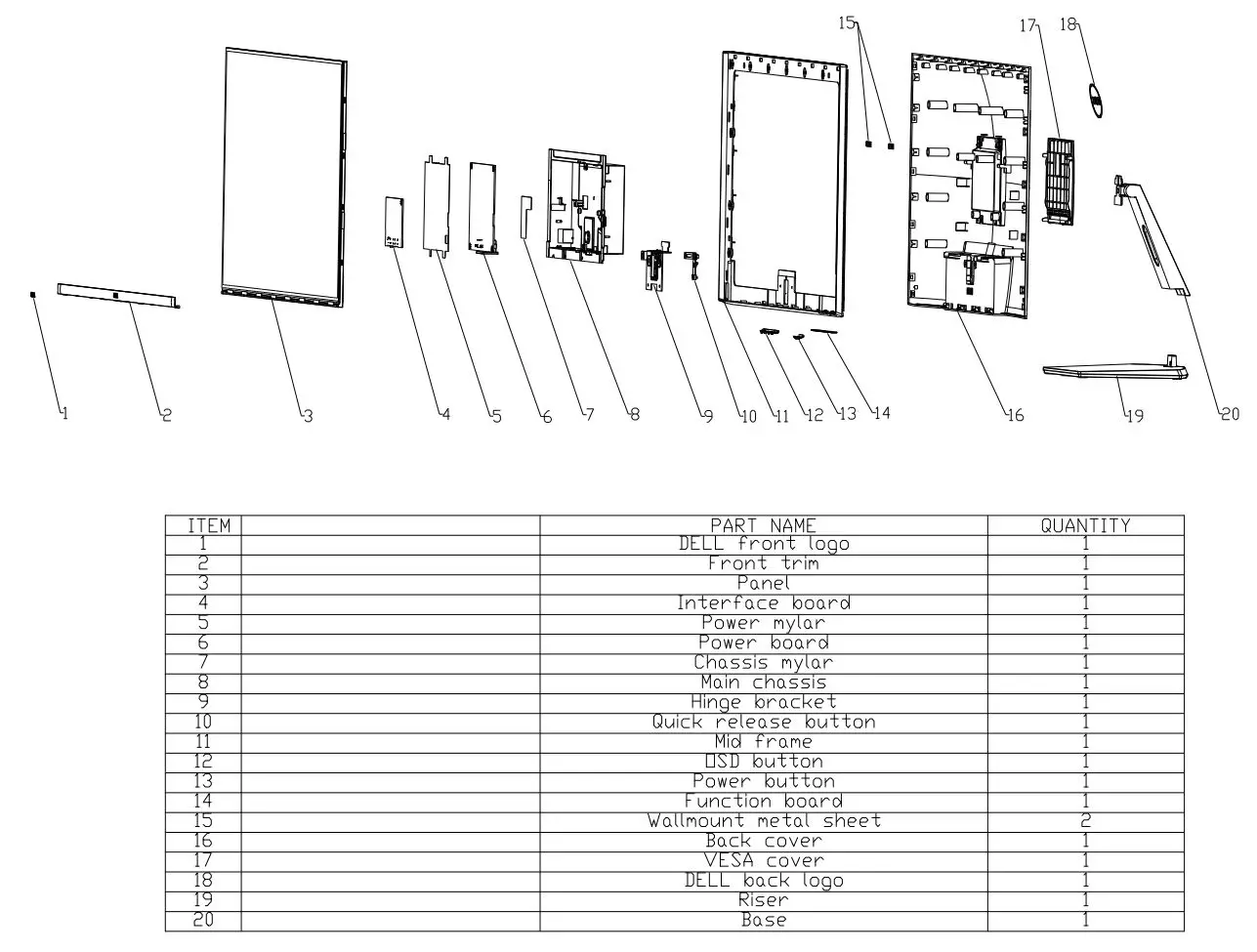 DELL S2721HN 27 inch Monitor User Guide - Product Overview