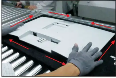 DELL S2721HN 27 inch Monitor User Guide - Take 1pcs rear cover