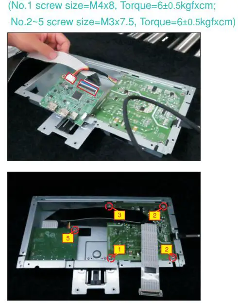 DELL S2721HN 27 inch Monitor User Guide - Take a interface board