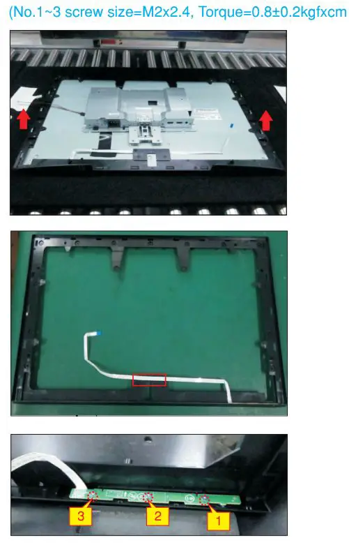 DELL S2721HN 27 inch Monitor User Guide - Take away the middle bezel