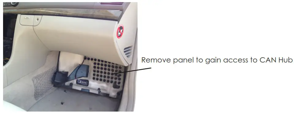 CONNECTS2 CTSMC013.2 Mercedes Benz Steering Wheel Control Interface - under the glovebox