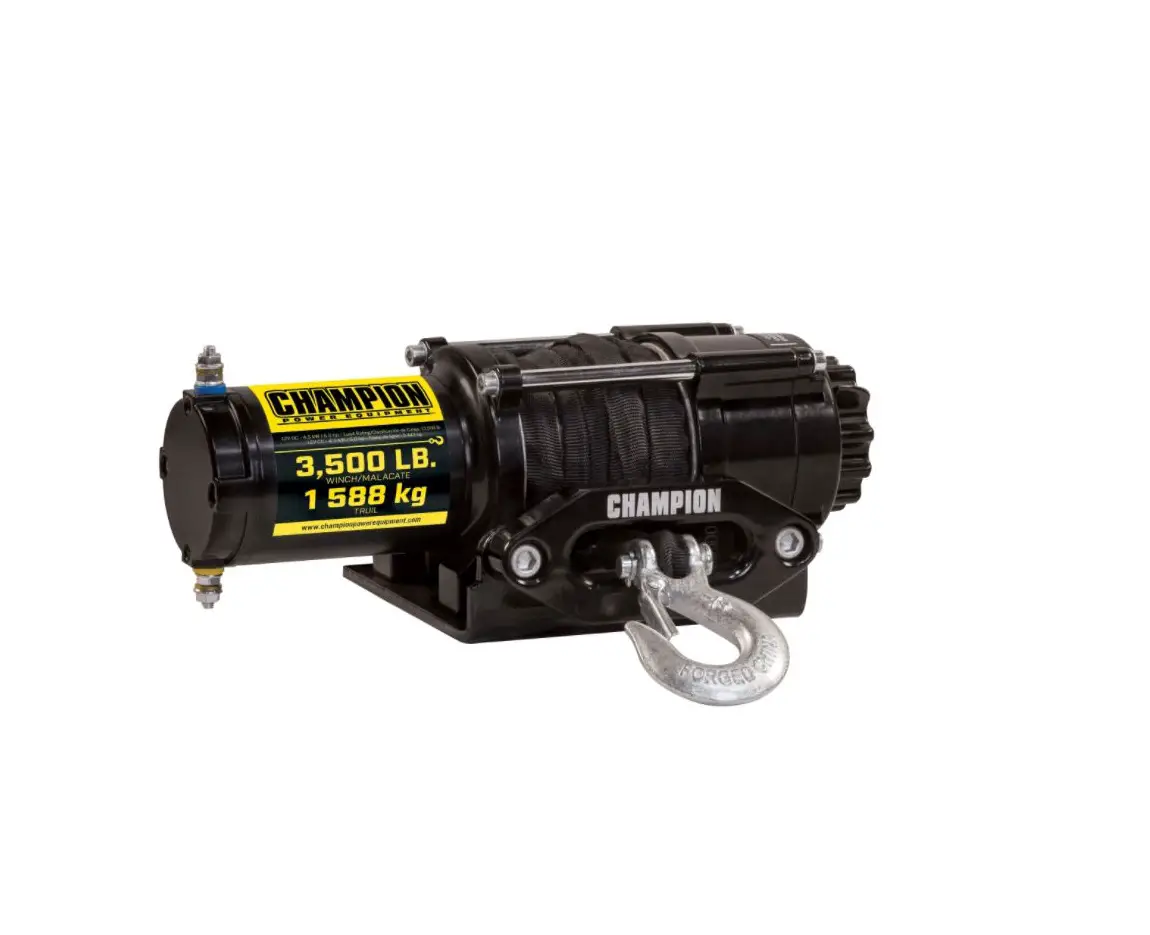 Champion 3500 Lb. (1588 Kg) Winch Owner's Manual Champion 3500 Lb. (1588 Kg) Winch Owner's Manual