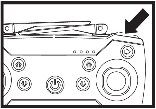 kogan KA4KGLXDRNA Wide Angle 4K Galaxy Drone - Speed selection