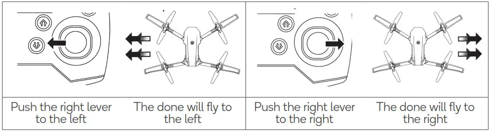 kogan KA4KGLXDRNA Wide Angle 4K Galaxy Drone - side fly