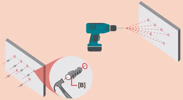 BAUHN Low Profile TV Wall Mount ALPB80-0421 - Drilling