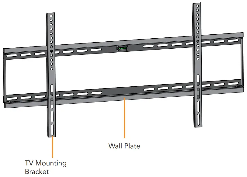 BAUHN Low Profile TV Wall Mount ALPB80-0421 - Parts