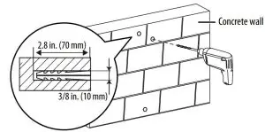 FIG 16 Concrete installation