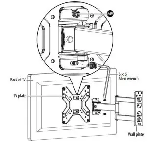 FIG 18 MOUNTING THE TV