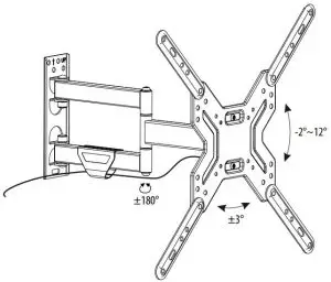 FIG 22 Rotating and tilting your TV