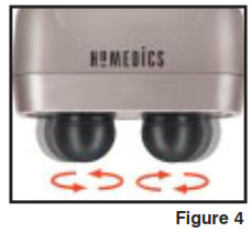 Therapist Select Deluxe Programmable Percussion Massager - Instructions for Use Fig 4