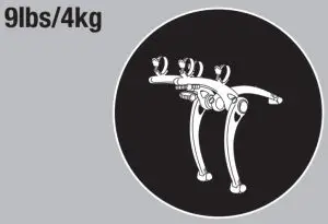 SARIS 11438 805 Bones 2 Bike Trunk Mount Rack -FIGURE 10