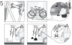 SARIS 11438 805 Bones 2 Bike Trunk Mount Rack -FIGURE 14