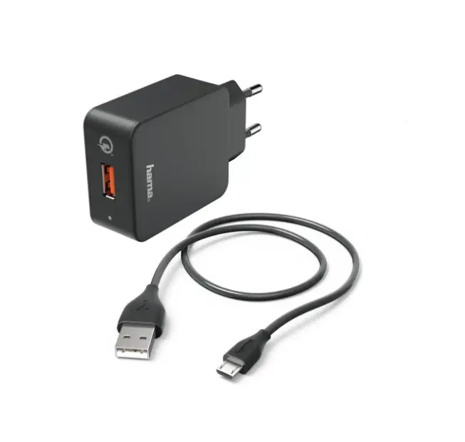 Hama Charger, Usb-a, Qc 3.0, 2.0 Instruction Manual