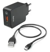hama Charger, USB-A, QC 3.0, 2.0