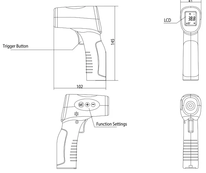 iVOOMi Smart Infrared Thermometer YT-EWQ-Product