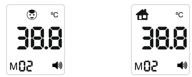 iVOOMi Smart Infrared Thermometer YT-EWQ-Setting
