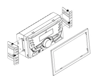 JENSEN MPR420 AM FM Receiver with Bluetooth-TYPICAL