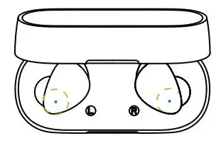 aiwa AT-X80D True Wireless Earphones User Guide - Charging the earbuds