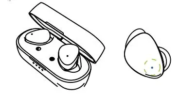 aiwa AT-X80D True Wireless Earphones User Guide - Entering pairing mode