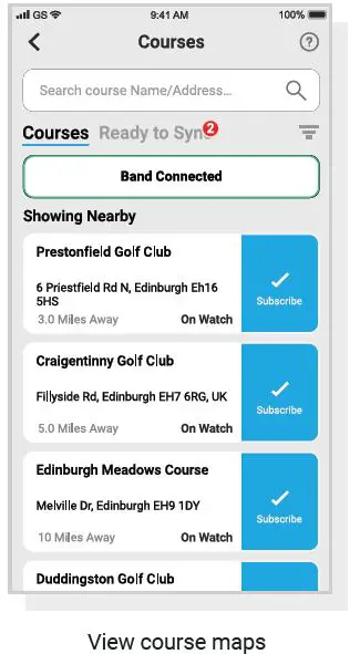 G3 Shotscope GPS Watch instruction 3
