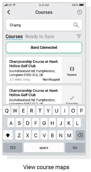 G3 Shotscope GPS Watch instruction 4