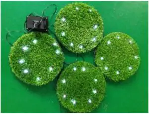 Coopers Pk4 Solar Grass Stepping Stones H275