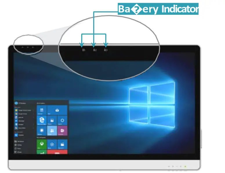 DT Research 584T Medical Grade Integrated LCD System - LED Status