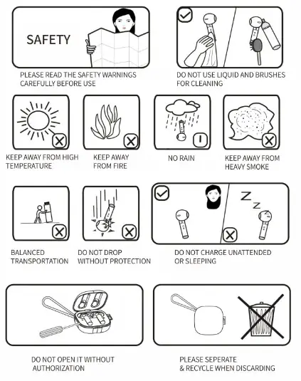 Shenzhen Myplus Technology LARK L1 Wireless Headset- SAFTY WARNINGS