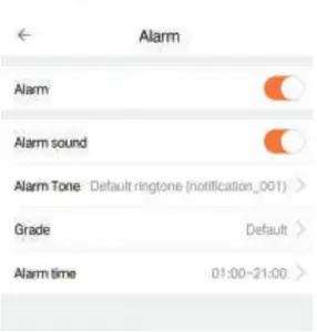 Alarm system setting A