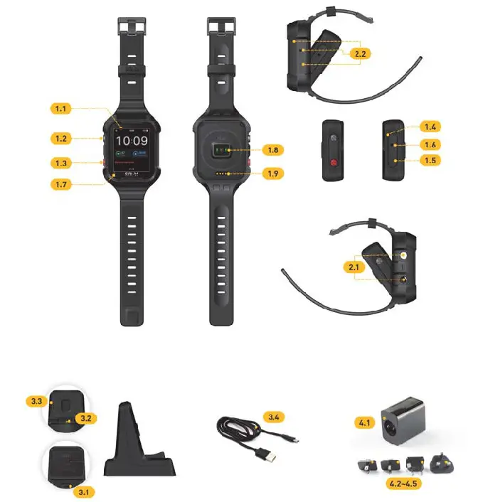 SOL X SW EX-01 SmartWatch - Key Features