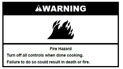 AMANA AER6603SFB Freestanding Electric Range fig 1