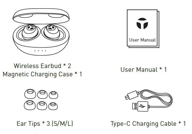 Shenzhen Quanya Trading T10B True Wireless Earbuds 1