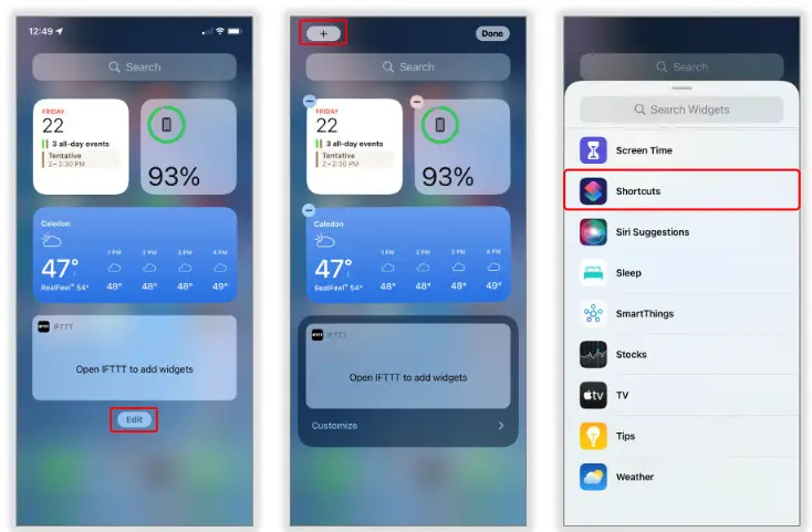 sOmfy 1811731 Tahoma RTS ZigBee Smartphone and Tablet- ADD IOS WIDGET 3