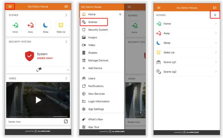 sOmfy 1811731 Tahoma RTS ZigBee Smartphone and Tablet- CREATE SCENES