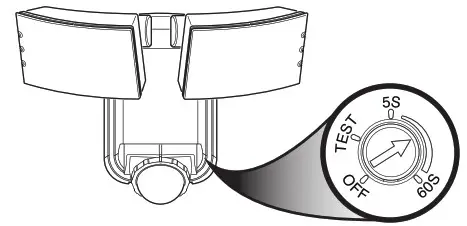 DEFIANT DFI-7005-WH-G Motion Solar Security Light- CHARGE