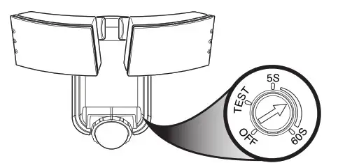 DEFIANT DFI-7005-WH-G Motion Solar Security Light- Operation 2