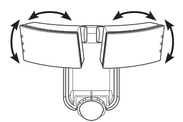 DEFIANT DFI-7005-WH-G Motion Solar Security Light- Operation 3