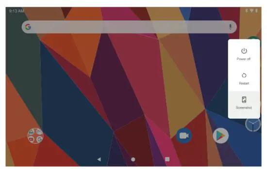 DRAGON TOUCH Notepad K10 Smart Tablet - Turning on