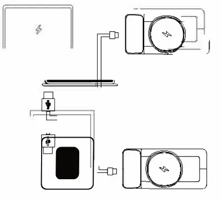 KOOSEED 961WP Wireless Power Bank- Using Method 2