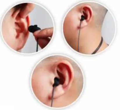 Hearprotek SE02 Soft and Comfortable Neckband Wireless Earbuds - how to wear