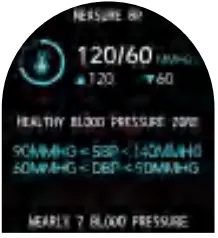 OEM Circle Round Touch Screen Multiple Sports Smartwatch Z10 - Blood Pressure Test