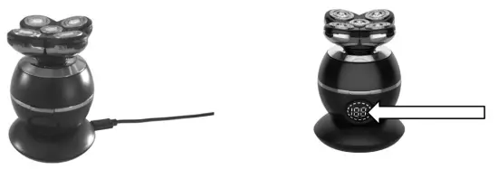 anko MR-8870 Head Shaver - during use