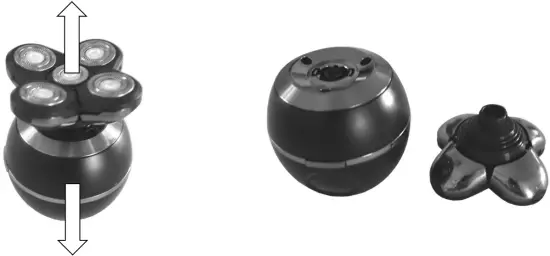 anko MR-8870 Head Shaver - shaver head