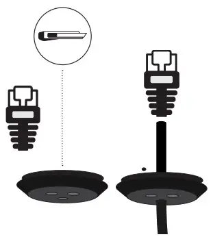 wallbox COMMANDER 2 Fast and Powerful EV Charger - cable cannection