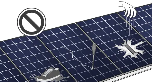 Q CELLS G6.X Solar Module Series - damage may occ2ur