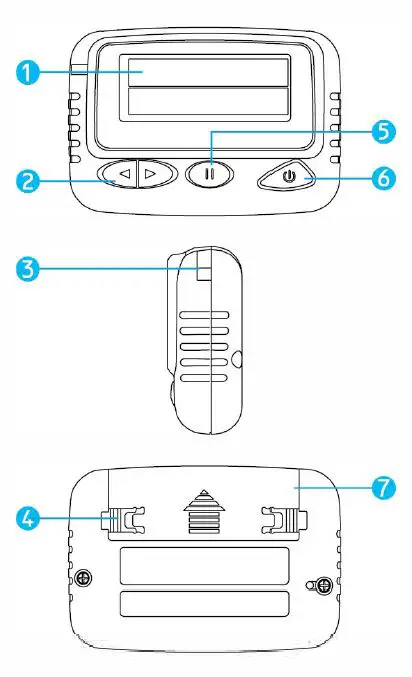 APOLLO -AP-700 -Alphanumeric -Pager -FIG 1