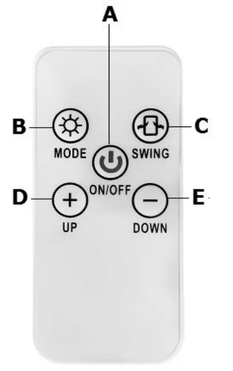 EUROM 343007 Sani Wallheat 2000 Wifi - Remote control