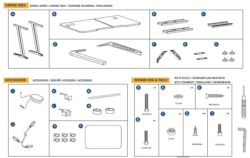 Klim -K140 -Gaming -Desk -FIG 1