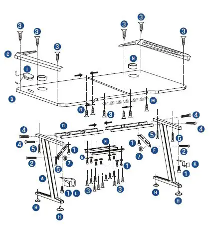 Klim -K140 -Gaming -Desk -FIG 2